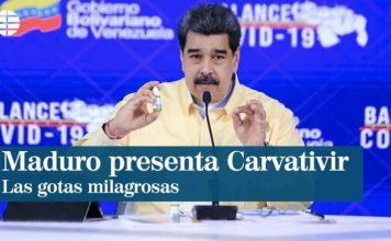 Мадуро представя на СЗО медикамент, който убива К-19 на 100% с 10 капки на езика