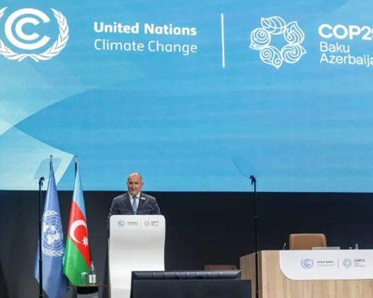 Президентът Радев на COP29: Eкстремните метеорологични явления застрашават не само хората, но мира и сигурността